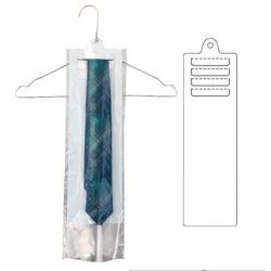 Krawattenaufhänger, weiße Pappe, 45 cm lang 