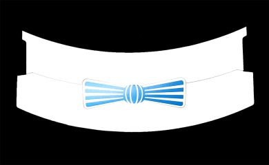 DOUBLE BOWTIE COLLAR SUPPORTS, 