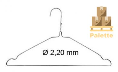 Drahtbügel  2,20 mm, Standardform, mit Rockkerben 