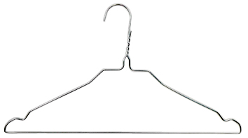 Cintre en fil de fer 2,50 mm, mod. K 