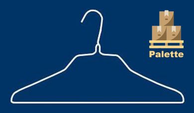 SHIRT HANGER 2,00mm,16", COLLAR 