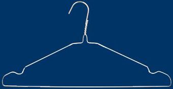 Cintre en fil de fer 2,30 mm, Mod. S 