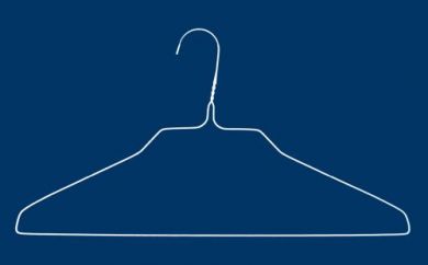 Drahtbügel  2,00 mm, 18" breit, RGB-K, weiß 