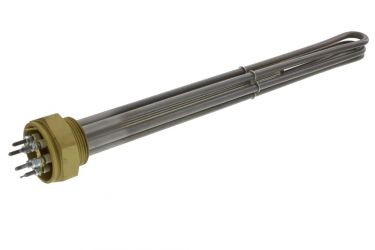 Heizstab 1 1/2", 6,0 kW, L44, V2A, mit Fühlerrohr 