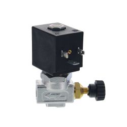 SAMA Magnetventil, Eck, 1/4", ø 2,8 mm, Typ 180/R 