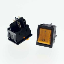 INTERRUPTEUR BIPOLAIRE JAUNE/ 