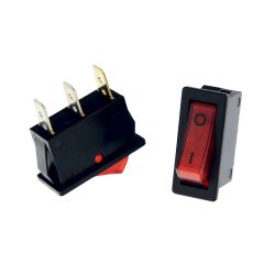 INTERRUPTEUR UNIPOLAIRE ROUGE 