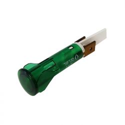 Kontroll-Lampe KM5, etc., rund, grün, 24 Volt 