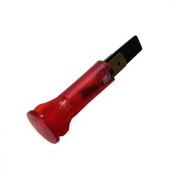 Kontroll-Lampe KM5, etc., rund, rot, 24 Volt 