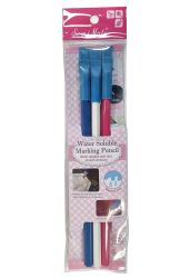 Schneiderkreidestift mit Löschbürste 18 cm, im MIX 