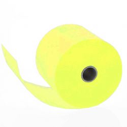 Cash register roll, paper 76 x 80 x 12 mm, yellow 