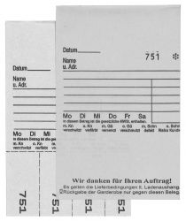 TICKETS DE DEPOT KOMBI 3, GRIS 