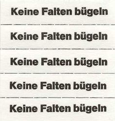 Tickets à marquer, blanc, texte en Allemand 