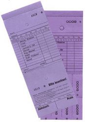 Annahmeblock M, lila, Mindestmenge 