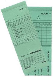 Annahmeblock M, grün, Mindestmenge 