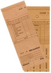 Annahmeblock M, orange, Mindestmenge 