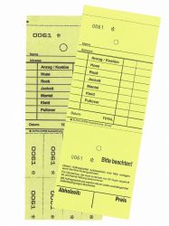 TICKETS DE DEPOT KI/NEU, JAUNE 