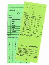 TICKETS DE DEPOT KI/NEU, VERT 