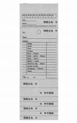 Annahmeblock Kombi 25, grau 