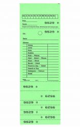 Annahmeblock Kombi 25, hellgrün 