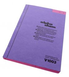 Annahmebuch V1003, 3 Blatt, rosa 