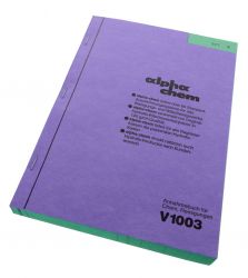 Annahmebuch V1003, 3 Blatt, grün 