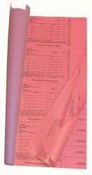 Annahmebuch 1001N, 3 Blatt, rot 