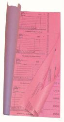 Annahmebuch 1001N, 3 Blatt, rosa 