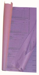 Annahmebuch 1001N, 3 Blatt, lila 