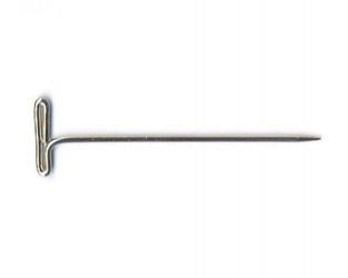 Stecknadeln, Stahl, T-Form, 51 mm x ø 1,2 mm 