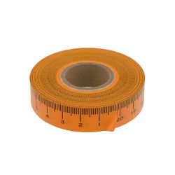 Maßband, selbstklebend, orange, 99 - 1 cm + mm 