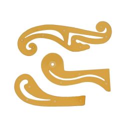 Kurvenlineal, L = 8 - 10,5 cm, 3er Set, Kunststoff 