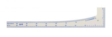RULER INCH, 20x4 INCH, L-FORM, 