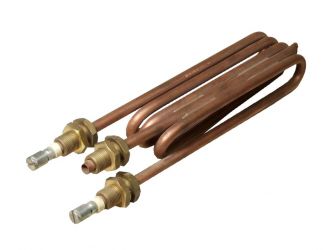 Heizstab 3/8", 6,0 kW, 415 V, L27, mit Fühlerrohr 