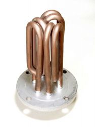 Heizflansch ø 110, 2,8 kW, L15, 4-Loch 