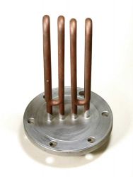 Heizflansch ø 125 (LK 105), 3,0 kW, L16, 6-Loch 