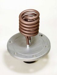 Heizflansch ø 130 (LK 110), 2000 W, L110 mm,6-Loch 