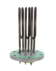 Heizflansch ø 130 (LK 110), 4,5 kW, L18, 6-Loch 