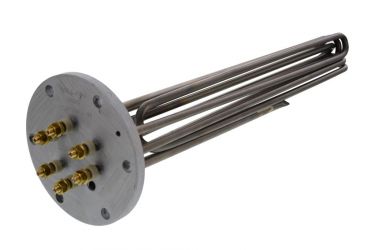 Heizflansch ø 130 (LK 110), 7,5 kW, L45, 6-Loch 