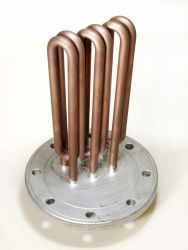 Heizflansch ø 152 (LK 125), 7,5 kW, L20, 8-Loch 