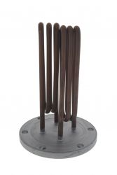 Heizflansch ø 160 (LK 140), 4,5 kW, L21,5, 6-Loch 