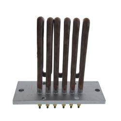 Heizflansch eckig, 70 x 165 mm, 3,9 kW, L14 