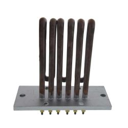 Heizflansch eckig, 70 x 165 mm, 4,5 kW, L14 