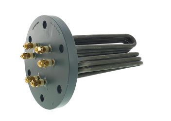 Thermoplongeur sur bride ø150/120 mm / 6 trous,  