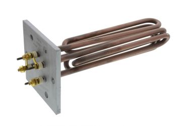 Heizflansch eckig, 115 x 115 mm (LK 96), 12,0 kW 