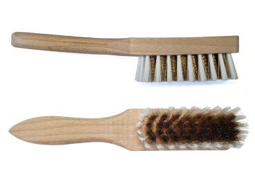Brosse à détacher, nylon doux / laiton 