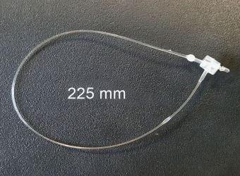 Fils fixe-étiquettes,225mm, blanc,lot de 500 pcs. 