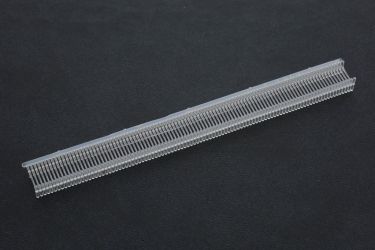 FILS AGRAFE DENNISON NYLON FINE, blanc, 7mm 