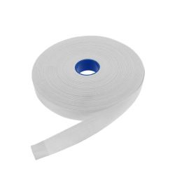 Laundry marking tape B coated, white, for use 