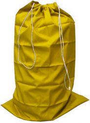 Sac de transport pour porte-sac, polyester, jaune 